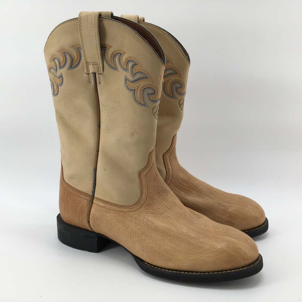 Ariat Cobalt 35421 Vintage Western Leather Cowboy Boots 10.5M Whimsigoth Boho